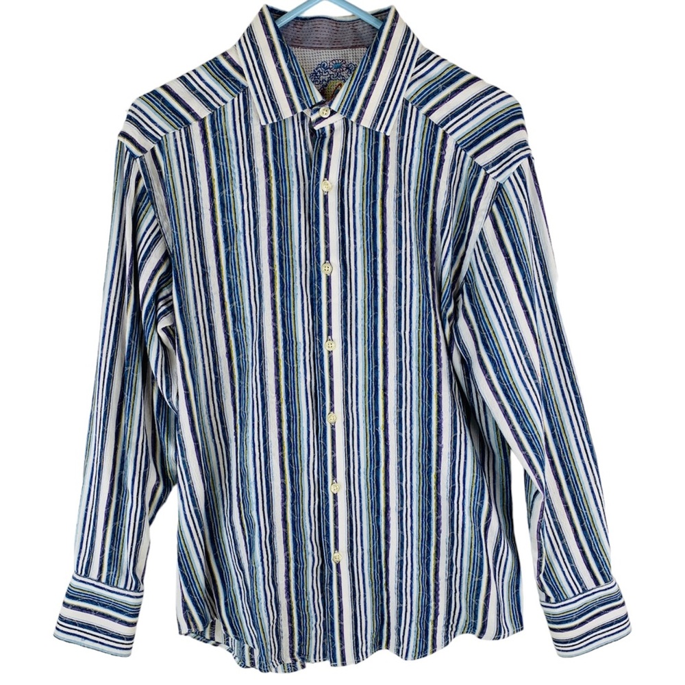 Robert Graham Men’s Medium Long Sleeve Shirt - Picture 1 of 10